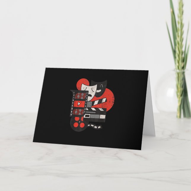 Cinema Theater Actor Or Lover Gift Card (Front)