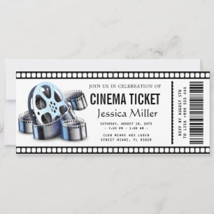 cinema ticket Invitation