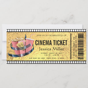 cinema ticket Invitation