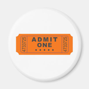 Cinema Ticket Magnet