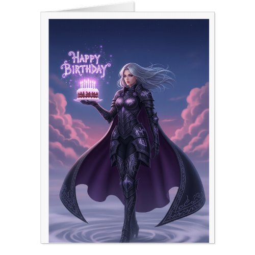 Cinematic Birthday Greeting Card for Anime Lovers 
