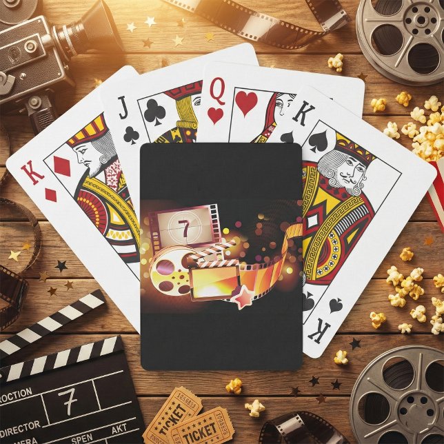 Cinematic Film Reel and Clapperboard Poker Cards (Creator Uploaded)