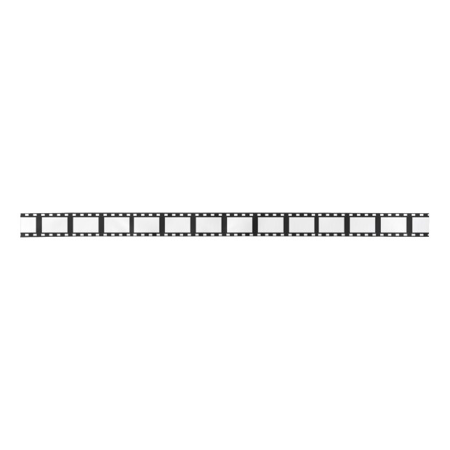 Cinematic Film Strip Satin Ribbon (Front)
