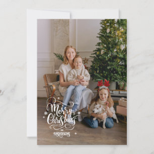 Cinematic Mood Christmas Holiday Card