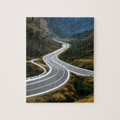 Cinematic Mountain Roads v2 Jigsaw Puzzle