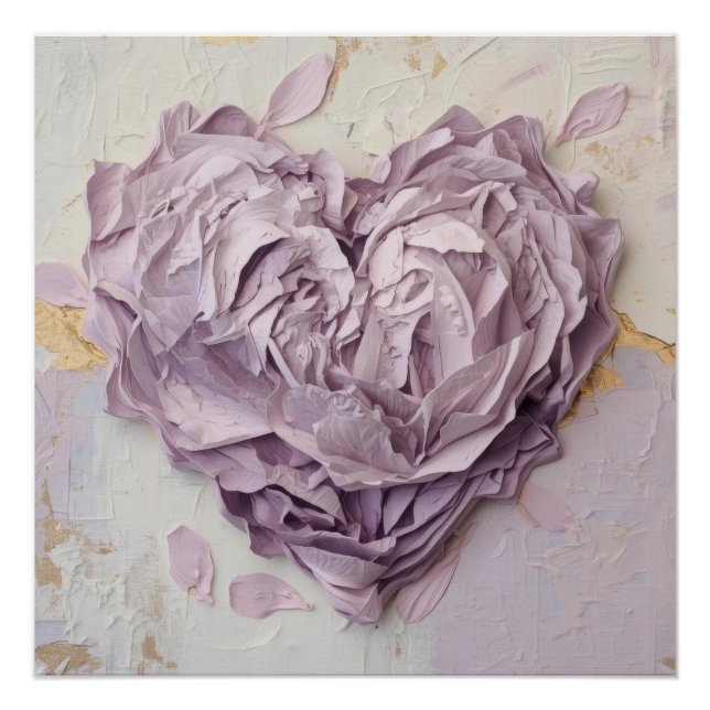 Cinematic Paint Pouring Over Fresh Spring Flowers Poster (Front)