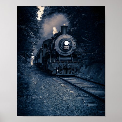 Cinematic Rails Poster Art Inspired by Film Aesth