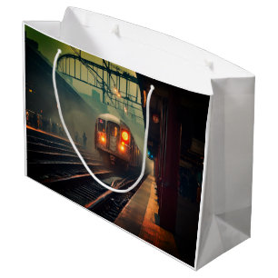 cinematic train large gift bag