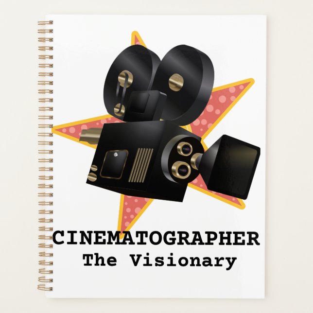 Cinematographer - The Visionary 2024 Planner (Front)