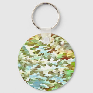 Cineraria Pop Art Keychain