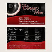 Cineux on the Beat (Front & Back)