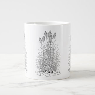 Cinna arundinacea - Wood Reed Grass - Native Plant Giant Coffee Mug