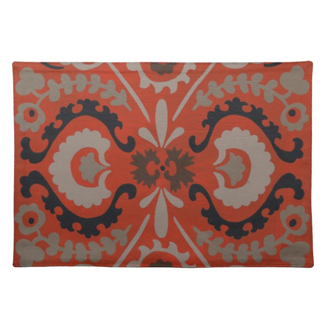 Cinnabar Suzani I Placemat (Front)