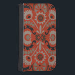 Cinnabar Suzani I Phone Wallet<br><div class="desc">Home Décor</div>