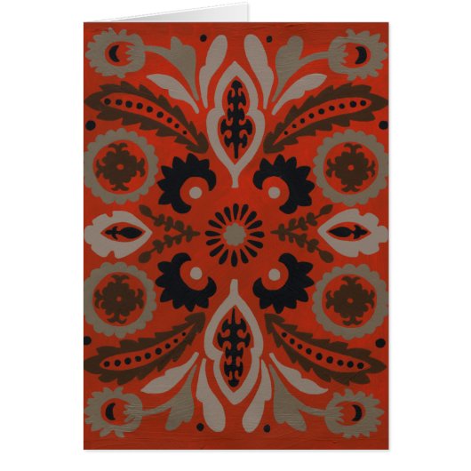 Cinnabar Suzani II Cards (Front)