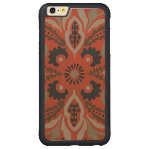 Cinnabar Suzani II Carved Maple iPhone 6 Plus Bumper Case