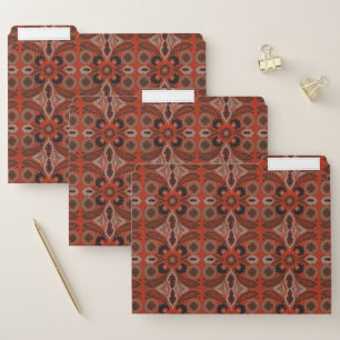 Cinnabar Suzani II File Folder