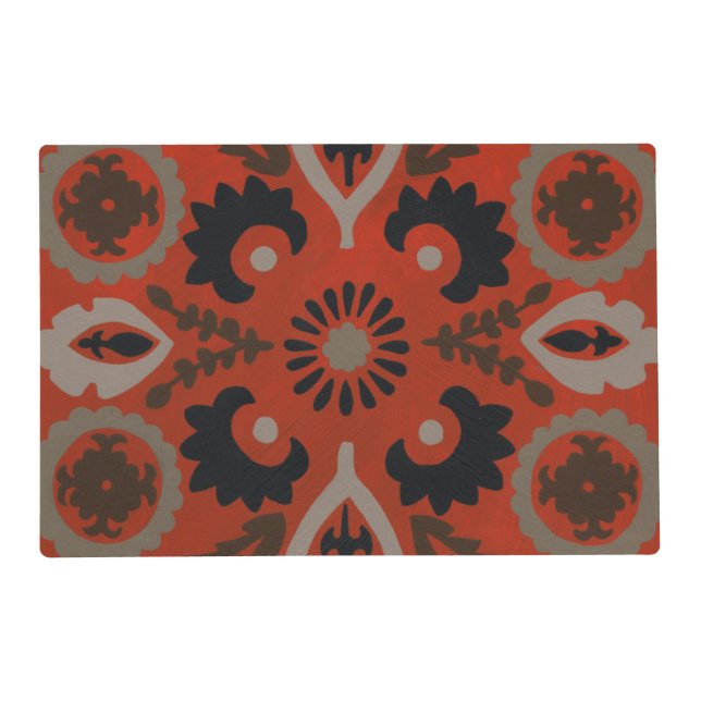 Cinnabar Suzani II Placemat (Front)
