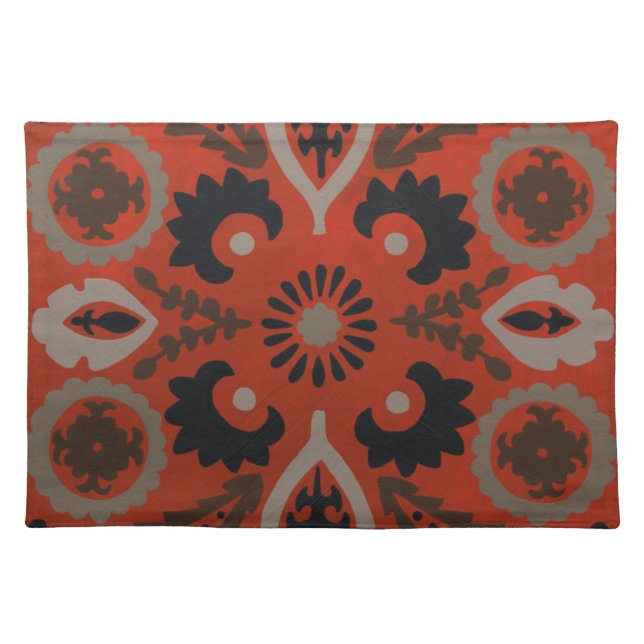 Cinnabar Suzani II Placemat (Front)