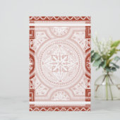 Cinnabar Woodblock IV (Standing Front)