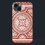 Cinnabar Woodblock IV iPhone 13 Case<br><div class="desc">Home Décor</div>