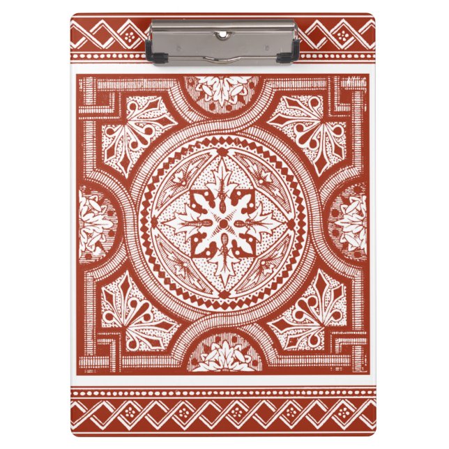 Cinnabar Woodblock IV Clipboard (Front)