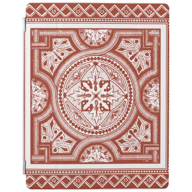 Cinnabar Woodblock IV iPad Smart Cover (Front)