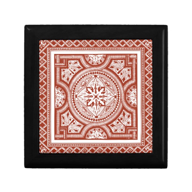 Cinnabar Woodblock IV Jewelry Box (Front)