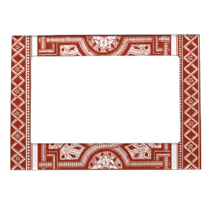Cinnabar Woodblock IV Magnetic Picture Frame