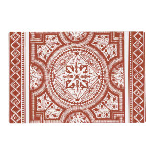 Cinnabar Woodblock IV Placemat