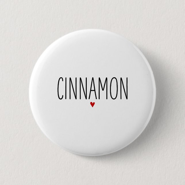Cinnamon And Sugar1  Button (Front)
