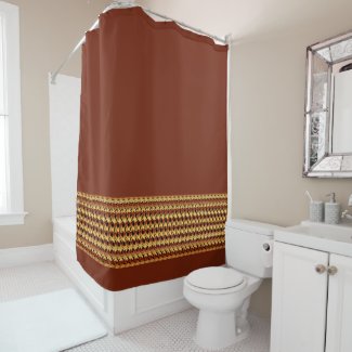 Cinnamon Brown Weave Border