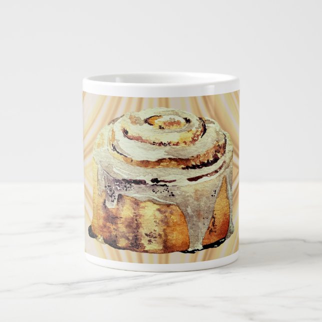 Cinnamon Bun Mornings Jumbo Mug 20 oz (Front)