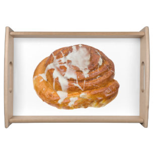 Cinnamon Bun Roll Model Serving Tray