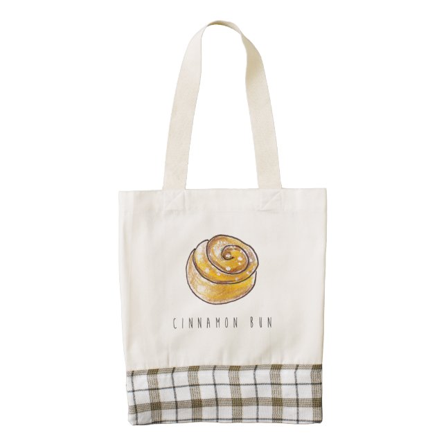 Cinnamon Bun swedish Kanelbulle Funny  Tote Bag (Front)