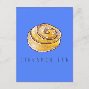 Cinnamon Buns Cinnamon Rolls Coffee Fika Postcard