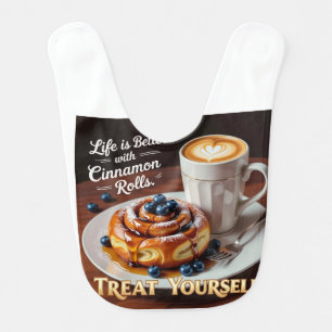 Cinnamon Cake Baby Bib