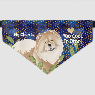 Cinnamon Chow personalize name Pet Bandana Collar