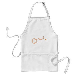 Cinnamon Cinnamaldehyde Molecular Chemical Formula Adult Apron