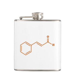 Cinnamon Cinnamaldehyde Molecular Chemical Formula Flask