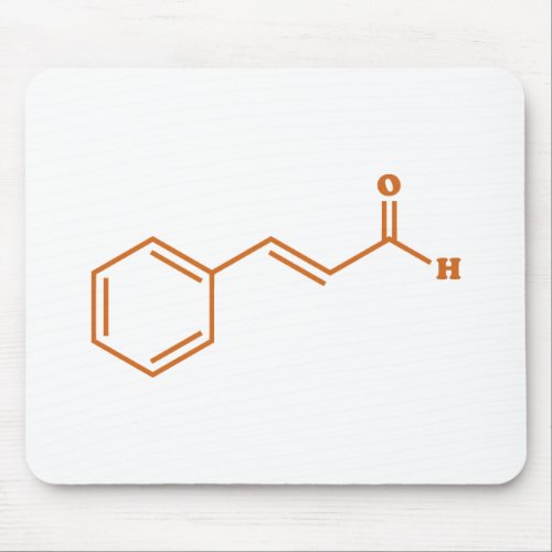 Cinnamon Cinnamaldehyde Molecular Chemical Formula Mouse Pad