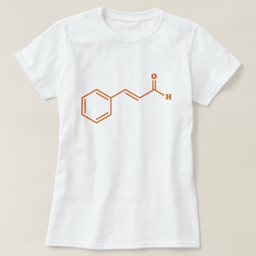 Cinnamon Cinnamaldehyde Molecular Chemical Formula T_Shirt