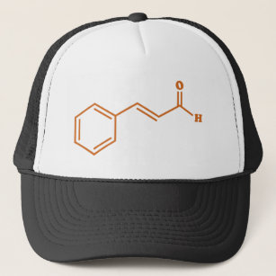 Cinnamon Cinnamaldehyde Molecular Chemical Formula Trucker Hat