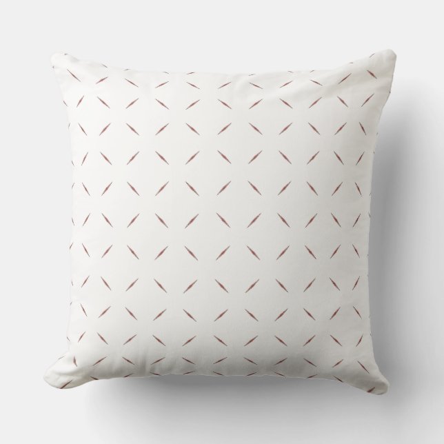 Cinnamon Color Starlight  Throw Pillow (Front)
