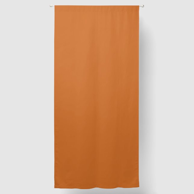 Cinnamon hex code D2691E Blackout Curtains (Front)