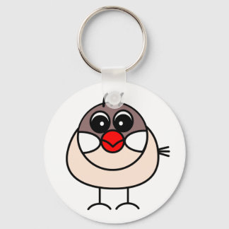 cinnamon Java sparrow Keychain
