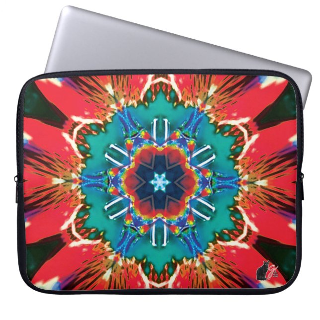 Cinnamon Kaleidoscope Laptop Sleeve (Front)