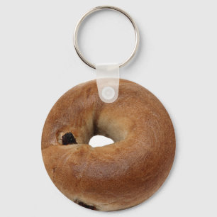 Cinnamon Raisin Bagel Keychain