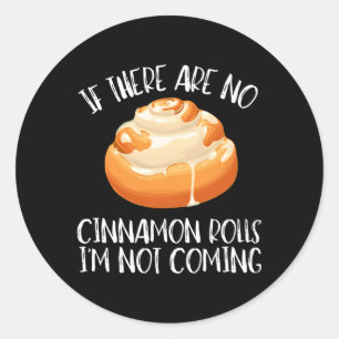 Cinnamon Roll And Cinnamon Buns Classic Round Sticker