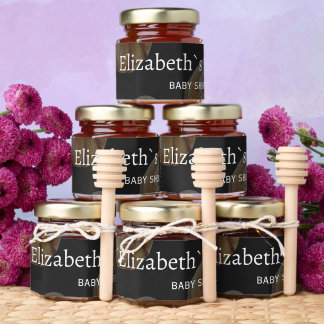 Cinnamon Roll Baby Shower Honey Jar Favors
